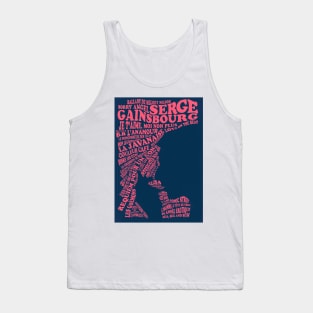 Serge Gainsbourg - Discography Tank Top